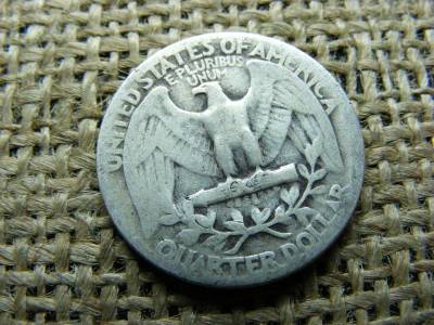 USA 1/4 dollár érme, 1936, ezüst