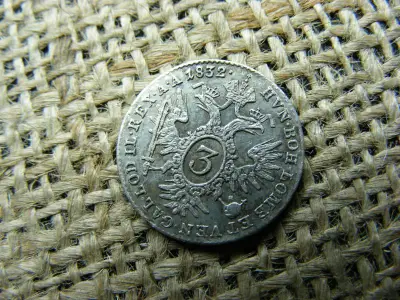 Ezüst 3 krajcár, 1832, A jelű