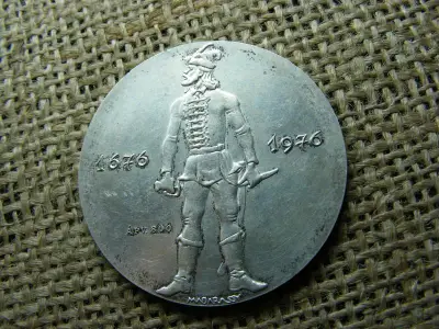 Ezüst MÉE Rákóczi Ferenc érme, 1976