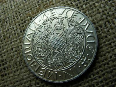 Esztergom Hungariae Strigonium Emlékérem, ezüst