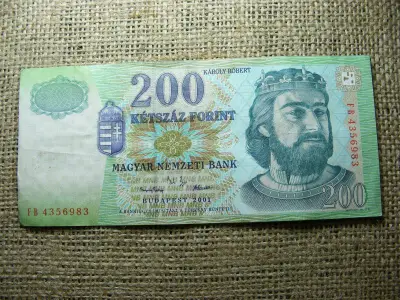 200 forintos bankjegy, 2001, FB sorozat
