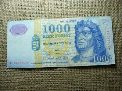 1000 forintos bankjegy, 1999, DC sorozat