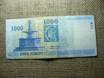 1000 forintos bankjegy, 1999, DC sorozat