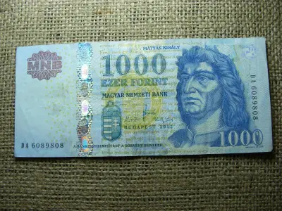 1000 forintos bankjegy, 2012, DA sorozat