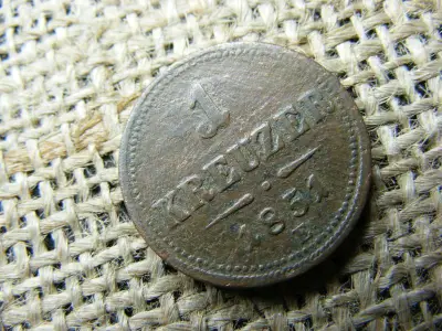 1 krajcár 1851 E, ritka
