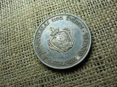 Szolnok Honfoglalás Emlékérem, 1996, ezüst
