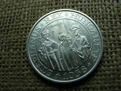 Ezüst 500 forintos érme, 1988