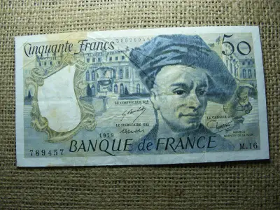 Franciaország 50 frank bankjegy, 1979