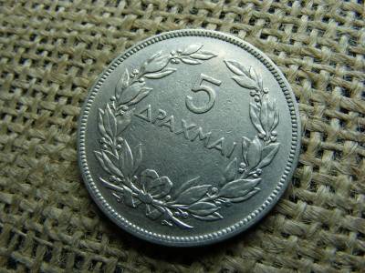 Görögország 5 drachma, 1930