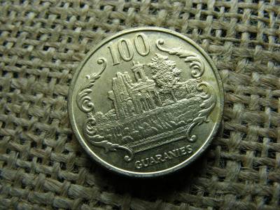 Paraguay 100 guaranies, 1990