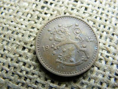 Finnország 1 markka, 1942, verdehibás