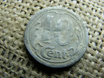 Franciaország 10 Centimes, 1922, Vimoutiers