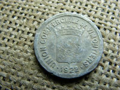 Franciaország 10 Centimes, 1922, Vimoutiers