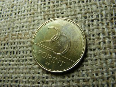 20 forintos érme, 1998, BU
