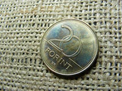20 forintos érme, 2000, BU