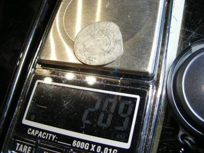 Hainaut megye, II. Fülöp, 1/20 ecu, 1582-1585