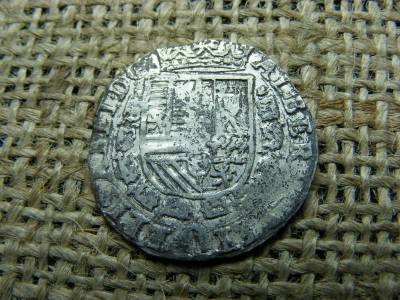 Spanyol Hollandia, 1 Ezüst Real, 1603-1610, Albert és Isabella