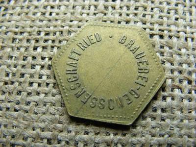 Bruerei Genossenschaft Ried 1/2 Liter Sör Zseton, Token