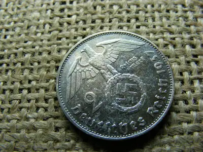 Birodalmi 2 márka, 1937, ezüst