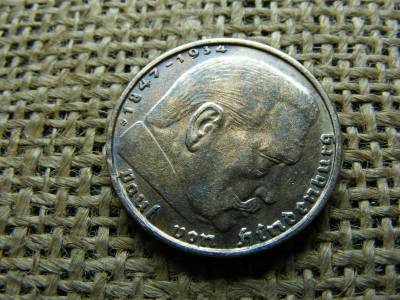 Birodalmi 2 márka, 1938 B, ezüst