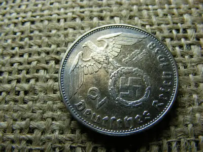 Birodalmi 2 márka, 1938 E, ezüst