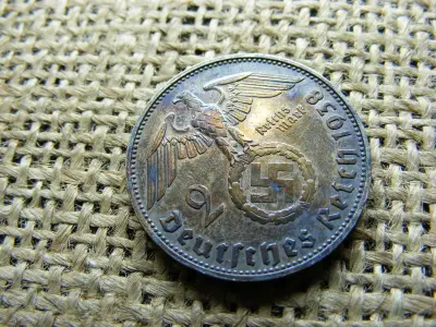 Birodalmi 2 márka, 1938 E, ezüst