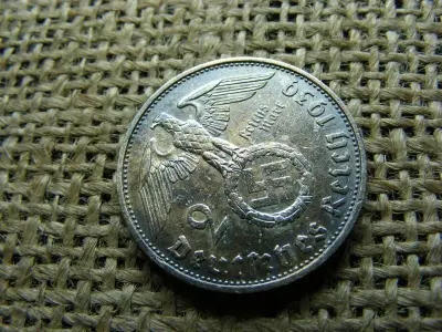 Birodalmi 2 márka, 1939 B, ezüst