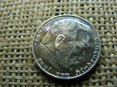 Birodalmi 2 márka, 1939 G, ezüst
