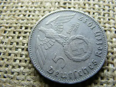 Birodalmi 5 márka, 1937, ezüst