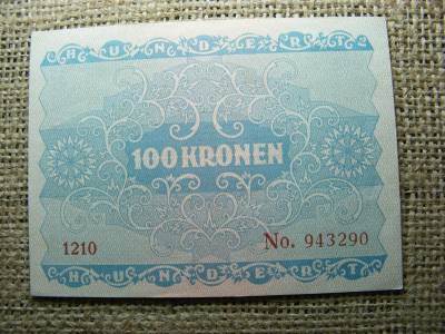 100 korona, 1922, Osztrák-Magyar Bankjegy