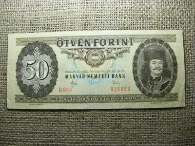 50 forintos bankjegy, 1983
