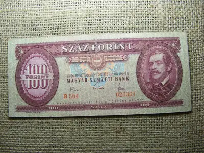 100 forintos bankjegy, 1968