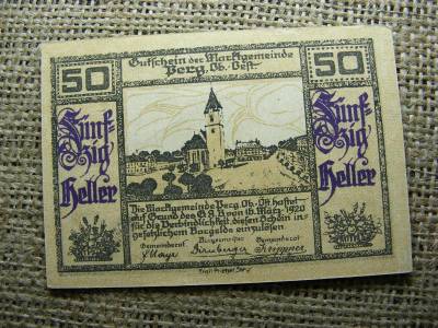 50 Heller Bankjegy, 1920, Magyarország