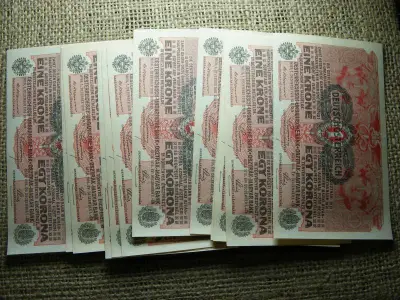 1 korona, 1916, DÖ, 15 db hajtatlan, sorszámkövető