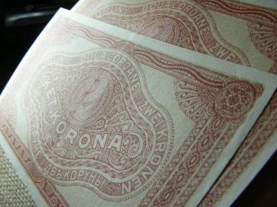 2 korona, 1920, sorszámkövető, 2 db