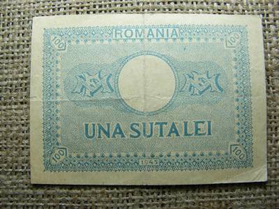 Románia 100 lei, 1945, papírpénz