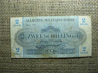 Ausztria 2 schilling bankjegy, 1944