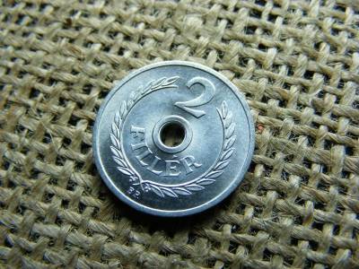 2 fillér, 1978, magyar fémpénz