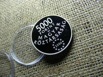 Ezüst 5000 forint, 2004, EU, PP