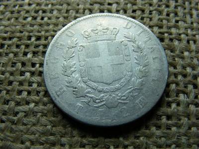 Olaszország, 2 lira, 1863, ezüst, T BN