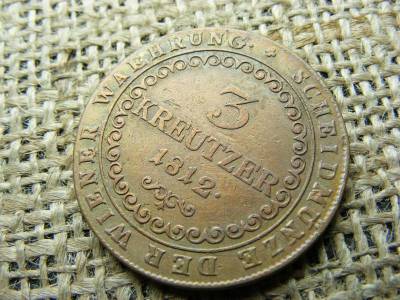 3 Krajcár 1812 B, Habsburg
