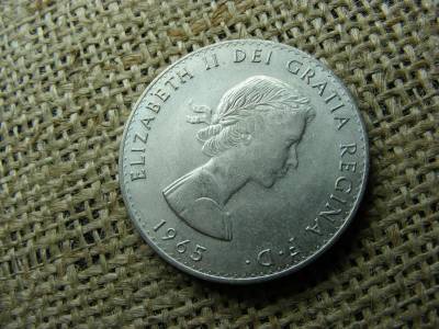 1 Crown, 1965, Churchill, Anglia, korona