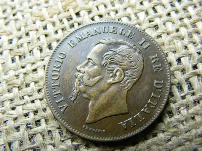 Olaszország 5 centesimi, 1861 M