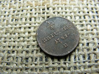 József 1/4 krajcár, 1782, B