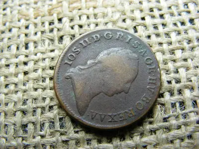 József 1/2 krajcár, 1781, A