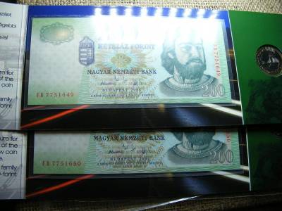 200 Forintos Bankjegy, 2006 és 2009, Első Napi Sorszámozott
