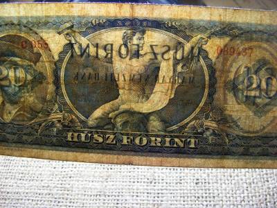 20 forintos bankjegy, 1960, ritka
