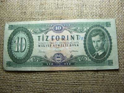 10 forintos bankjegy, 1962, születésnapi ajándék
