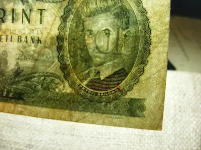 10 forintos bankjegy, 1960, ritka, vízjeles