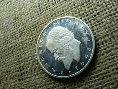 Ezüst 20 forint, 1948, Táncsics, Artex tükörveret